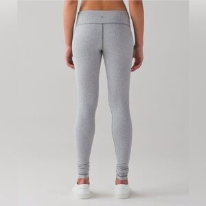 Lululemon Wunder Under- Gray and White Herringbone